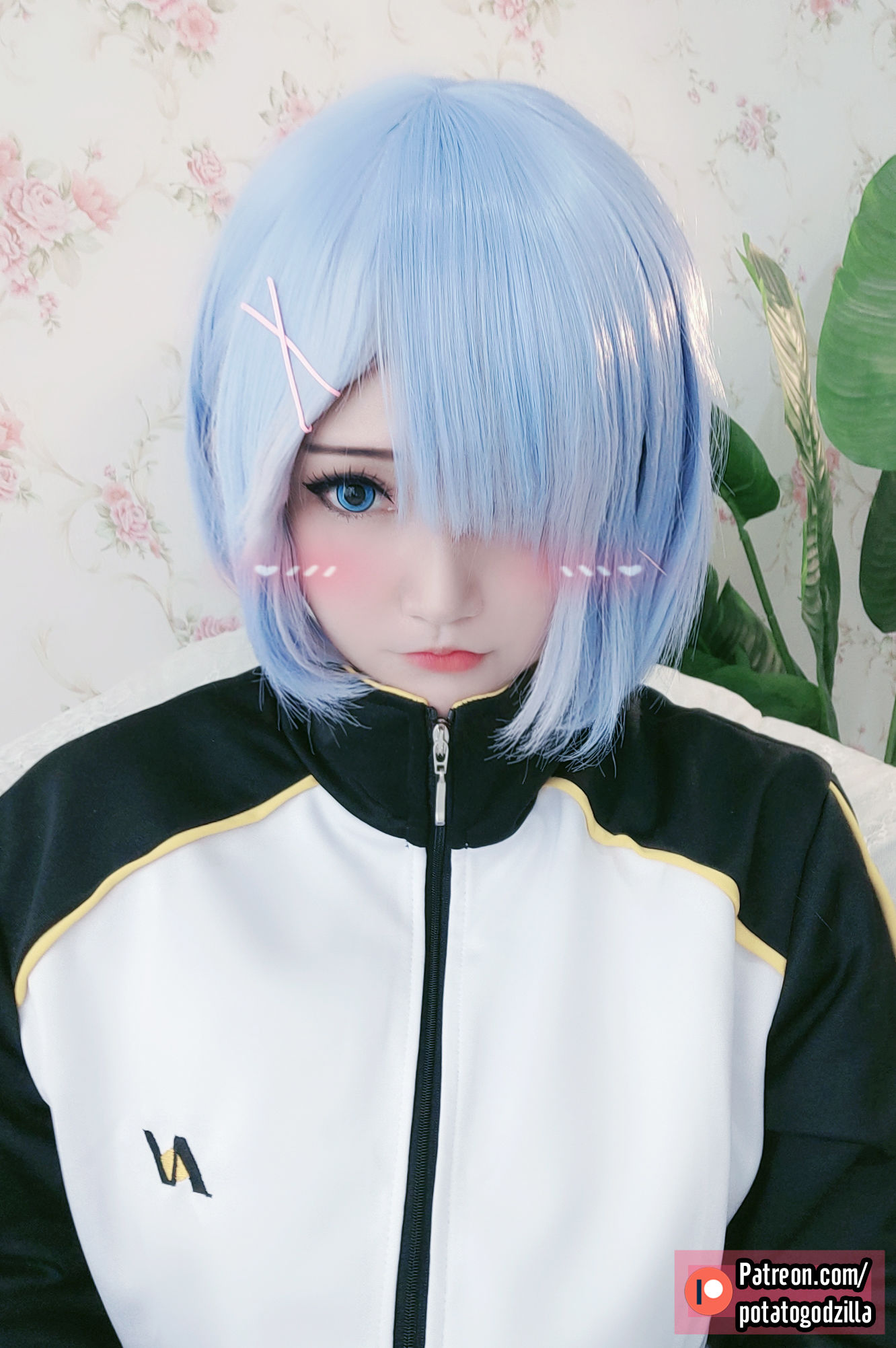 [网红COSER写真] 小姐姐Potato Godzilla – Rem In Subaru Jacket-二爷美图分享,Cosplay美图,私房写真,套图下载