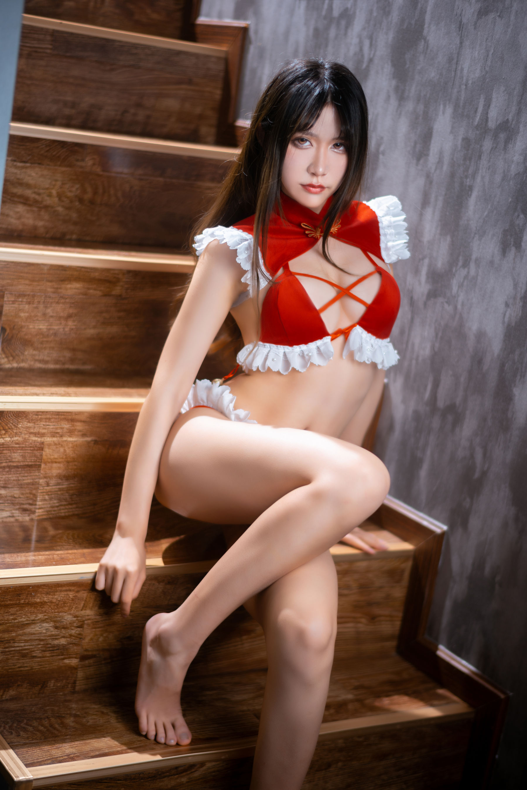 [网红COSER] 动漫博主阮邑_Fairy – 大象 红色 套图-二爷美图分享,Cosplay美图,私房写真,套图下载