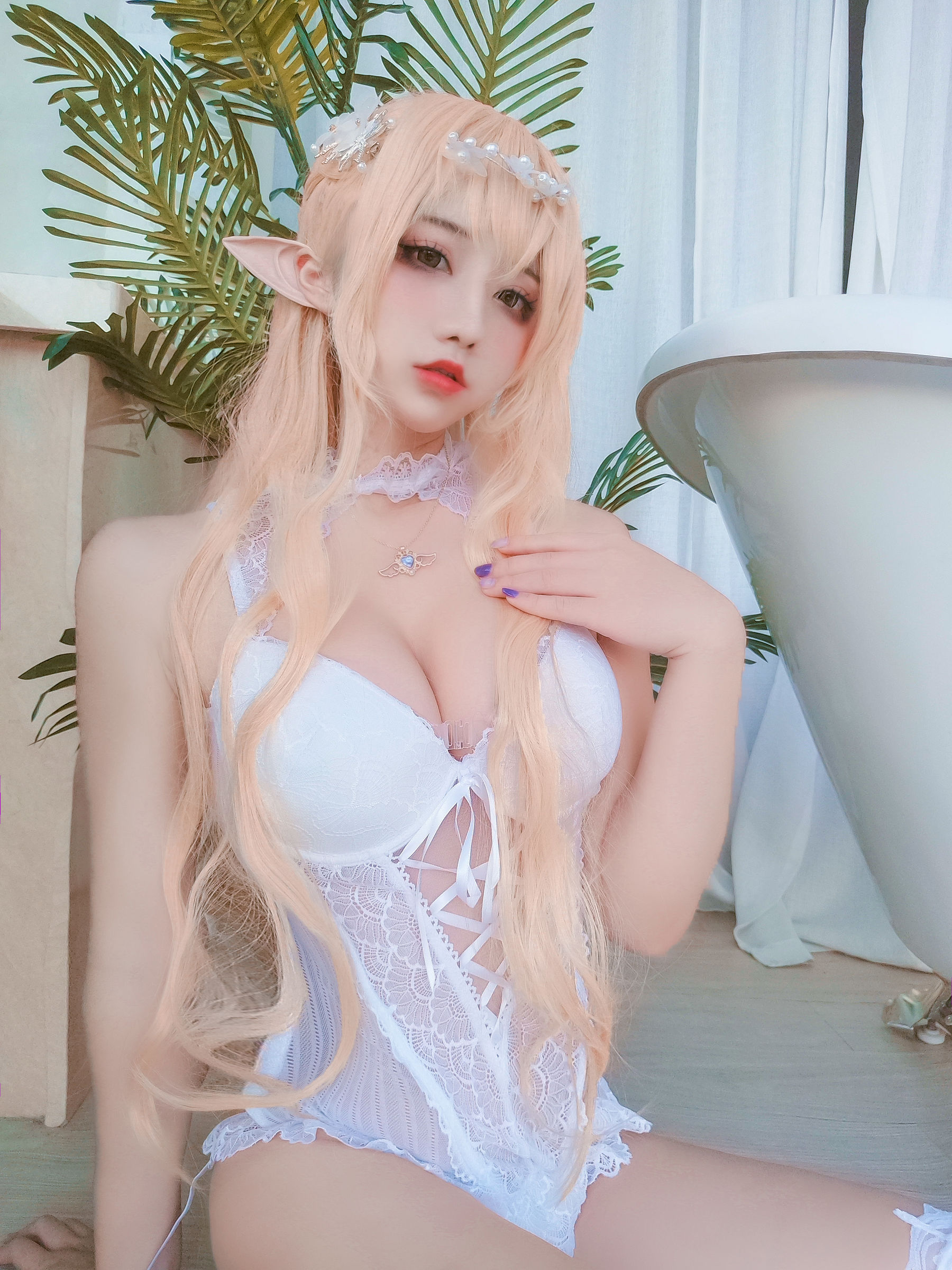[网红COSER写真] 动漫博主九曲Jean – 精灵的栖息地 套图-二爷美图分享,Cosplay美图,私房写真,套图下载
