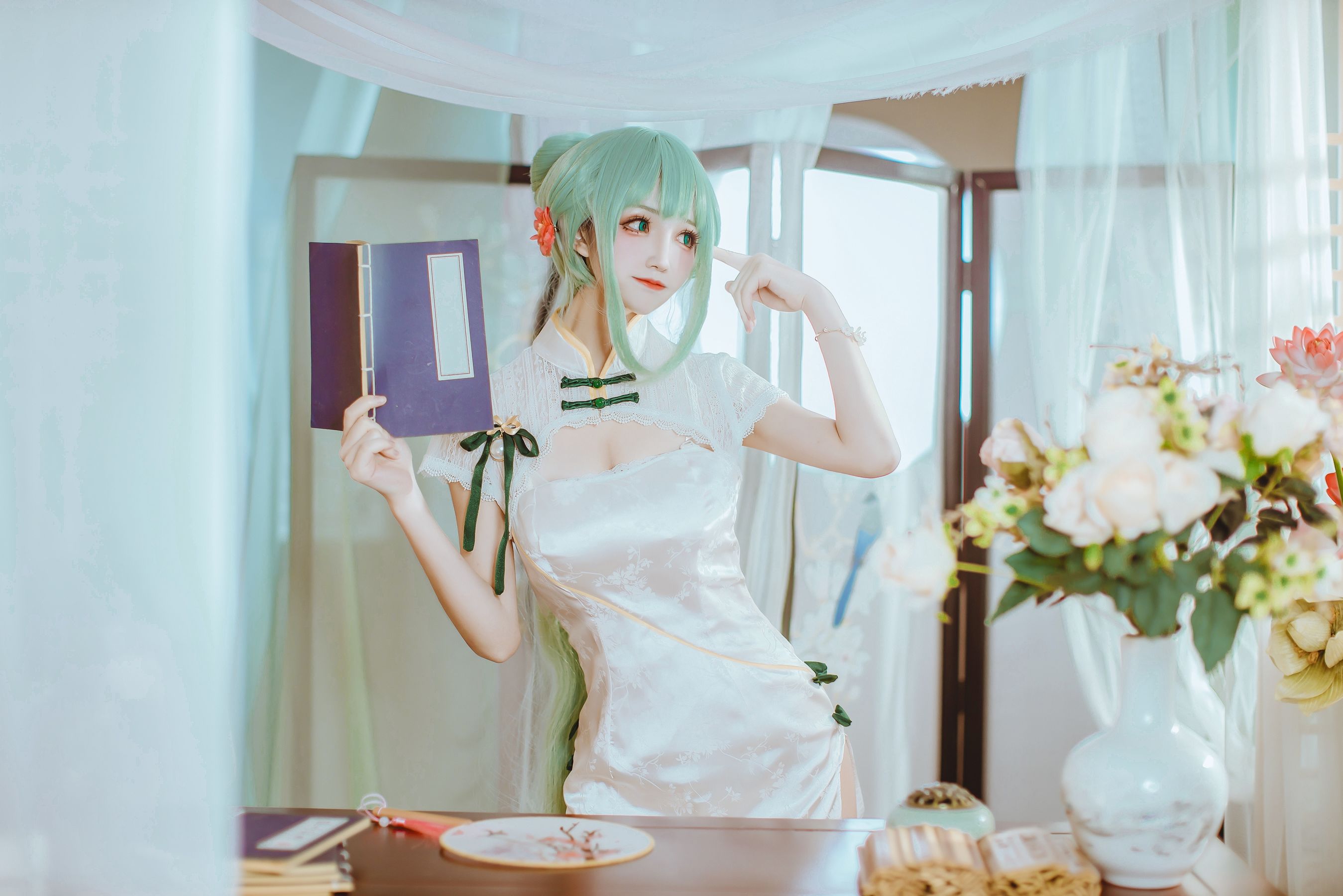Coser衣衣 – 初音韶华 写真套图-二爷美图分享,Cosplay美图,私房写真,套图下载