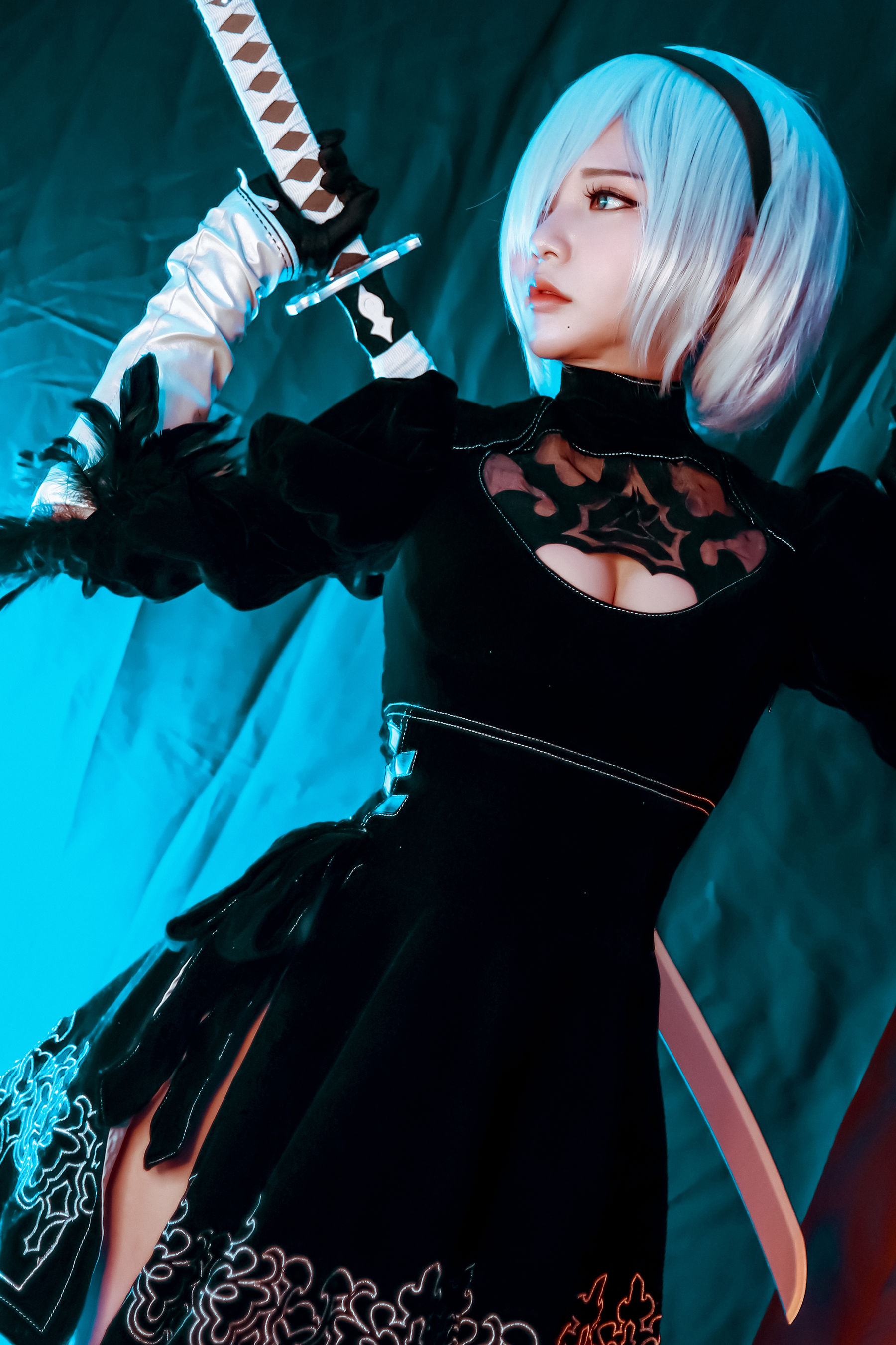 Coser小姐姐Potato Godzilla – 2B 写真套图-二爷美图分享,Cosplay美图,私房写真,套图下载