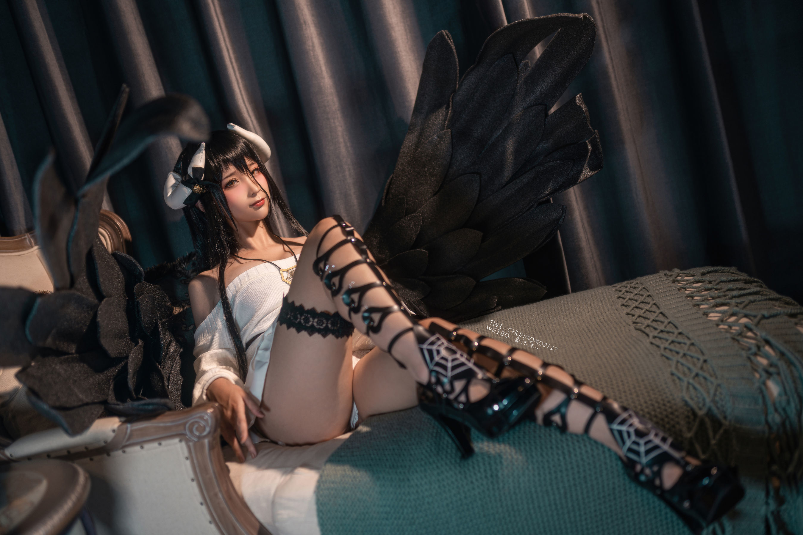 [网红COSER] 蠢沫沫 – 雅儿贝德毛衣 写真集-二爷美图分享,Cosplay美图,私房写真,套图下载